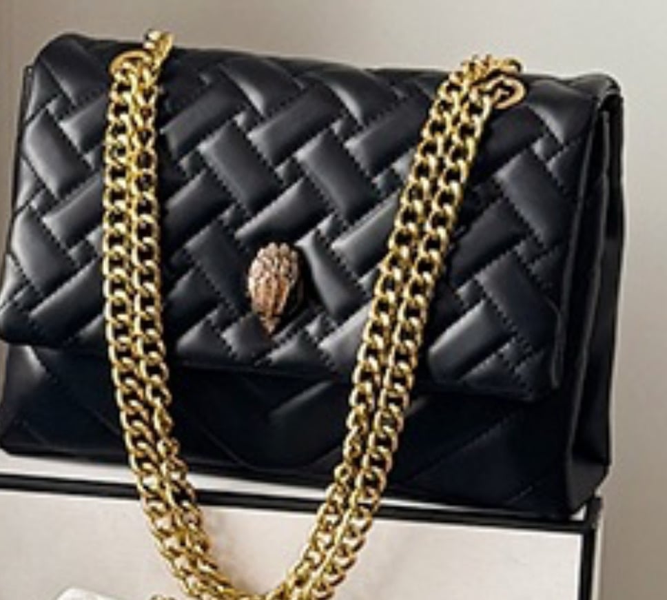  LEATHER KENSINGTON BAG