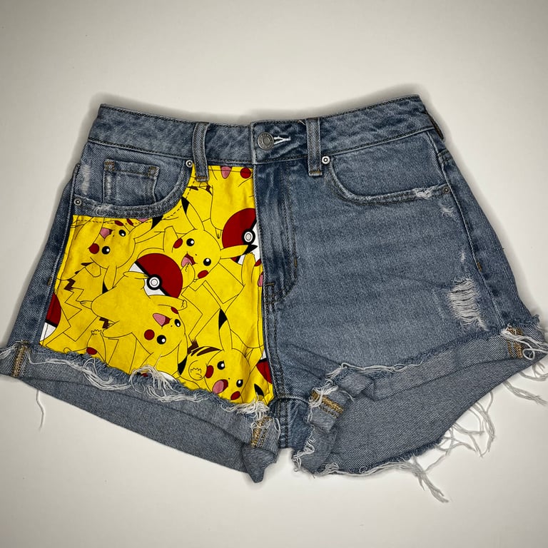 Pikachu Denim Shorts