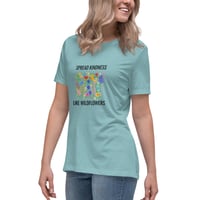 Image 9 of Women's Relaxed T-Shirt, Spread Kindness Like WildflowersTee