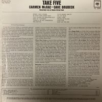 Image 2 of Carmen McCrae With Dave Brubeck - Take Five