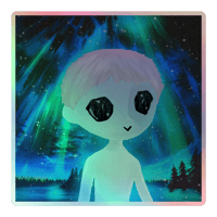 Image 1 of Holographic Sticker (Custom Available)