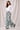 Blue Retro Floral Corduroy Pants with free postage 