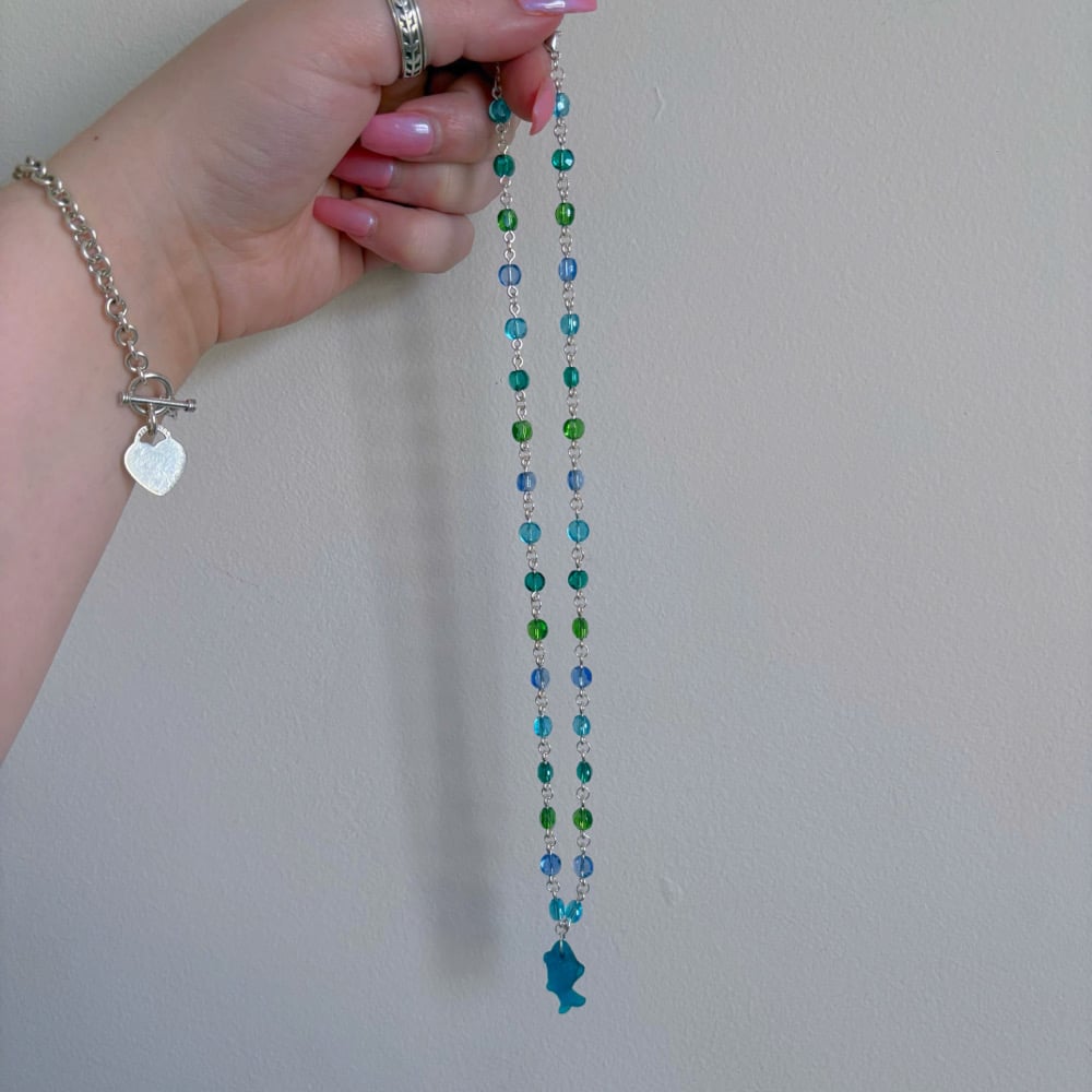 Image of sea glass necklace