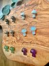  CRYSTAL MUSHROOM // Build Your Own // Earrings 