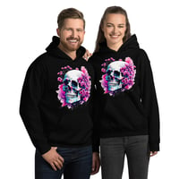 Image 5 of Watercolor skull 4 Unisex Hoodie