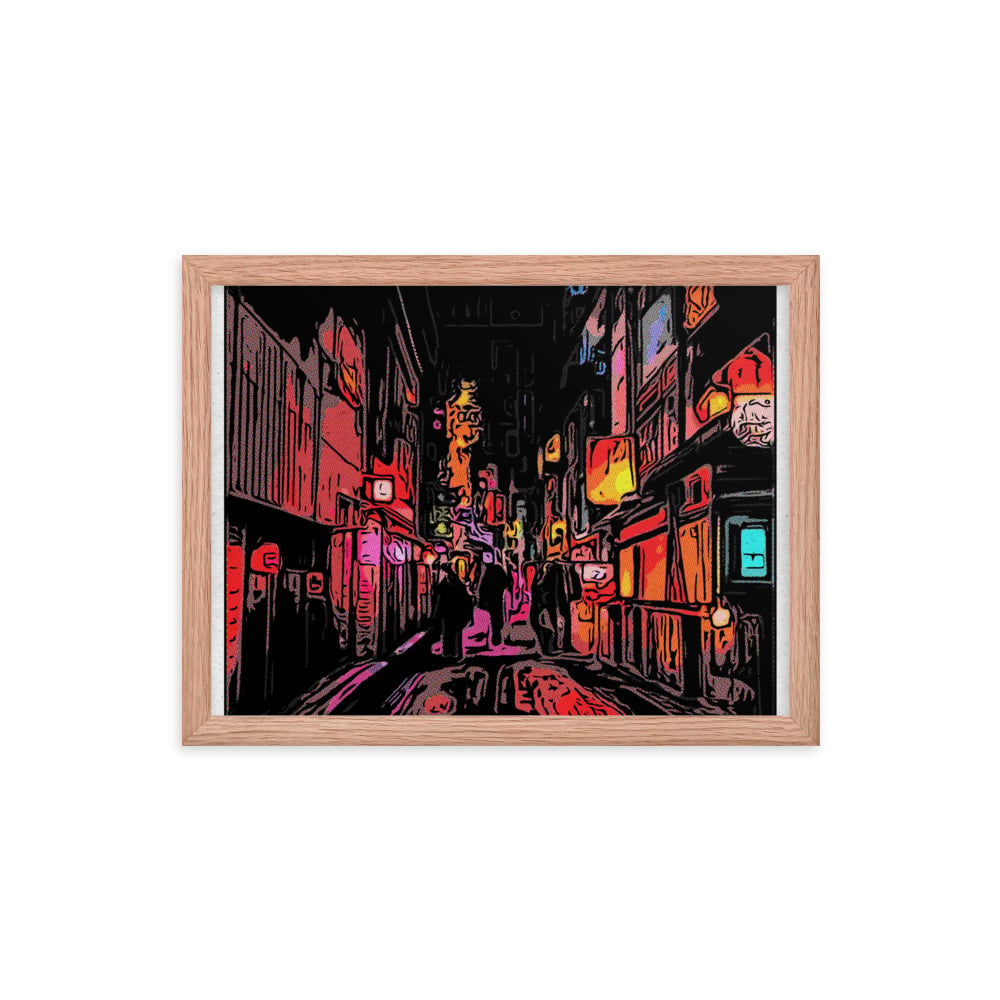 ZEN EXP - Chinatown I Framed photo paper poster