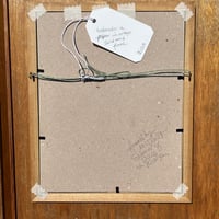 Image 2 of “we’re all here together” framed original 