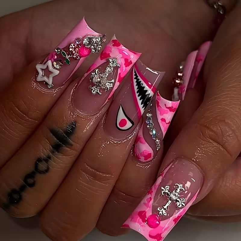 Image of Pink Camo Bape Queen