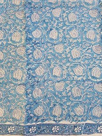 Image 2 of Namaste fabric lotus bleu