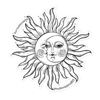 Image 2 of Sol y luna sticker