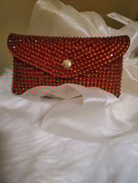 Image 1 of D'JNAE RED CROSSBODY BAG