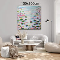 Image 2 of Custom Size Extra Large Art - Waterlilies 