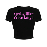 Image 1 of pretty little rave fairy croptops