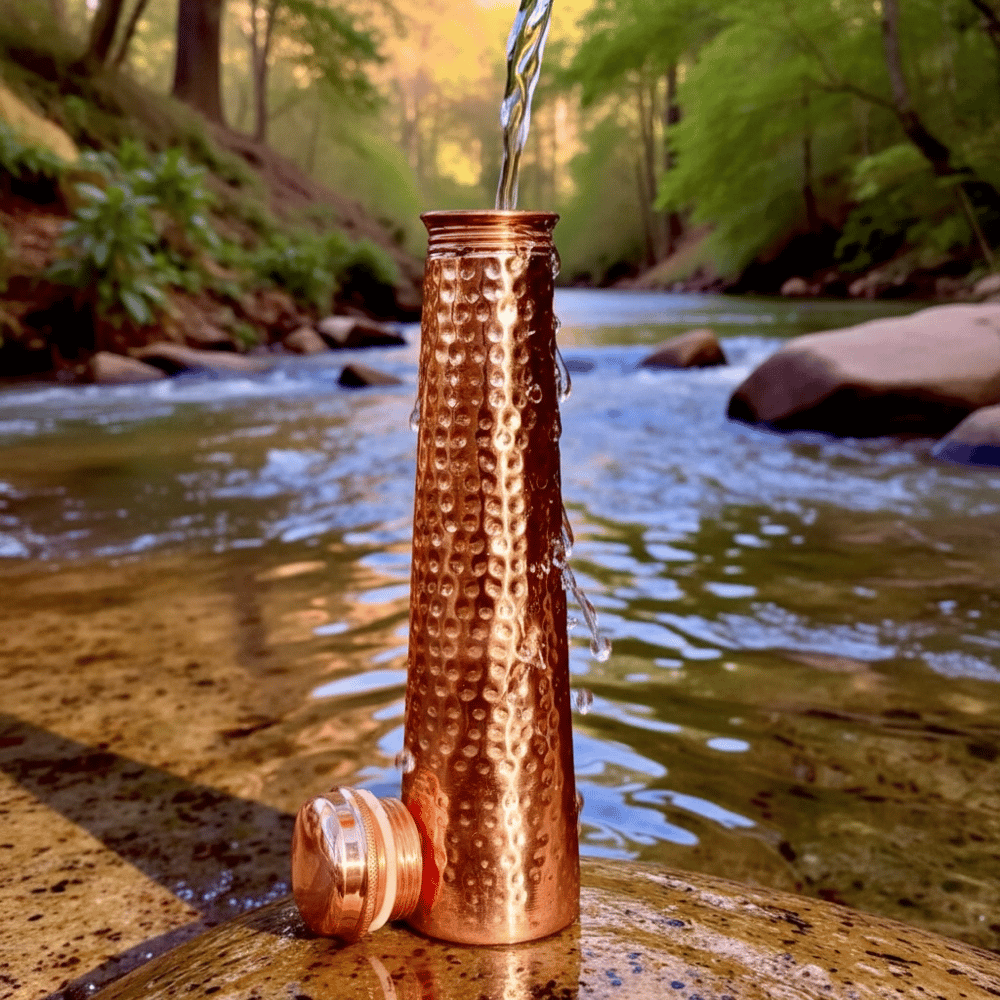 Image of Copper Water Bottle #1