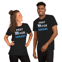 Image 5 of Unisex t-shirt (pray for Israel)