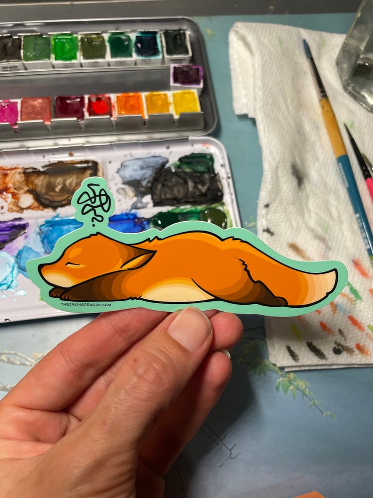 Image of Flop Fox Stickers (2pk)