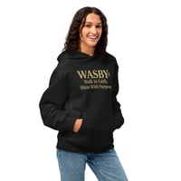 Image 3 of WASBY® Faith & Purpose Oversized Heavyweight Hoodie – Christian Streetwear Essential