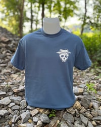 Image 3 of Denim “Bucket Skull” Tee