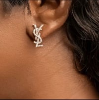 Image 1 of Y S L stud earrings 