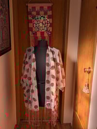 Image 5 of Berry sequin kimono