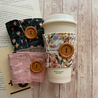 Image 5 of “Garden Party” Quilted Hot/Cold Cup Cozy