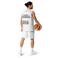 Image 1 of CHEESE STAKES POKER unisex basketball jersey