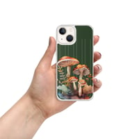 Image 18 of Colorful Mushroom Watercolor Mycology Nature Whimsical Clear Case for iPhone®