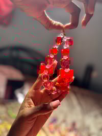 Image 3 of Phone Chains (16mm/20mm beads) - Red