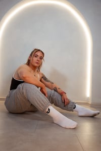 Image 6 of UPerform Rest Day Joggers- Grey Core Marl