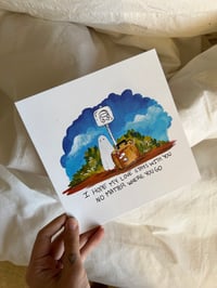 No Mattter Where You Go (7x7 Art Print)