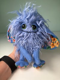 Image 4 of Mini Monster - Curly Periwinkle Blue