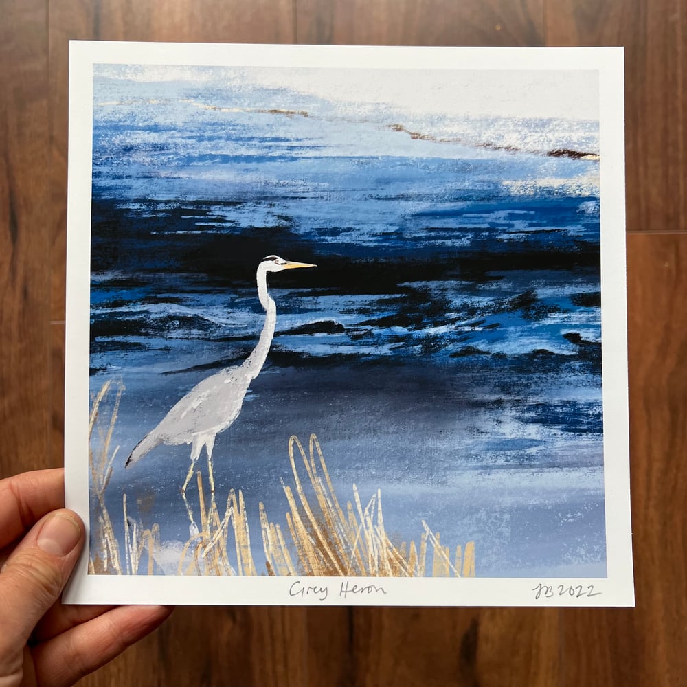 Image of 'Grey Heron' - Archive Quality Print