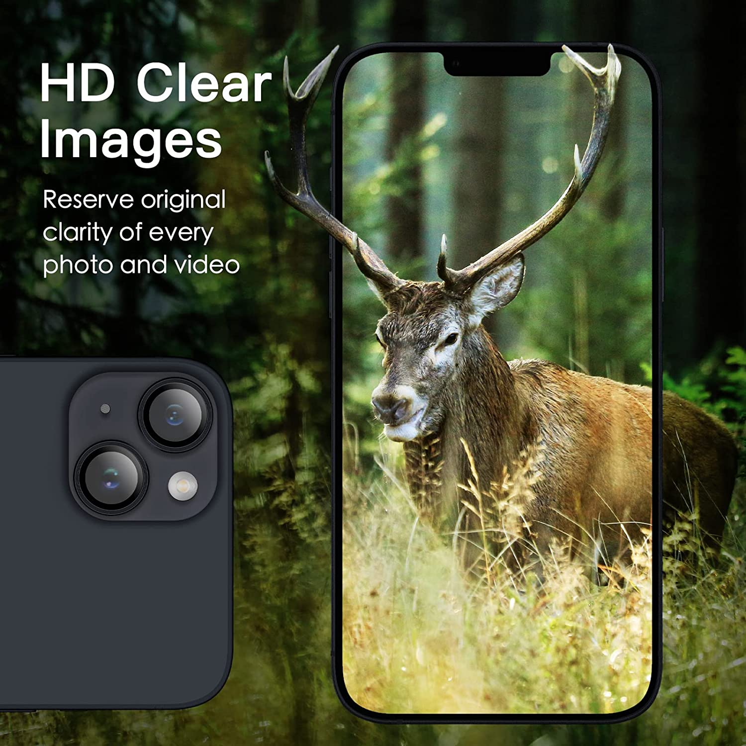 Image of 3D Camera Lens Protector for iPhone 14 Plus 13 Pro Max 12 Mini iPhone14 14Pro 13Pro 12Pro 14Plus Tem