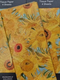 Tissue Paper - vase with Twelve Sunflowers 