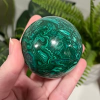 Image 2 of DISCOUNT Malachite Sphere B