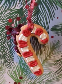 Image 1 of Mini Mouse Cookie Candy Cane 