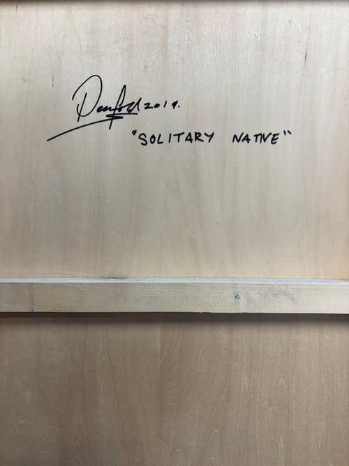 Image of ‘Solitary native’ original painting