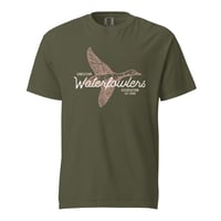 Image 2 of Christian Waterfowlers Flying Mallard Vintage Unisex garment-dyed heavyweight t-shirt