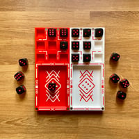 Image 4 of Set Board Game Knucklebones - White/Red