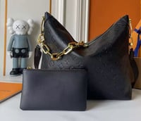 Black hobo bag
