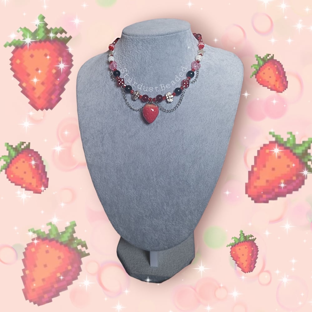 Image of Summer Strawberry Choker