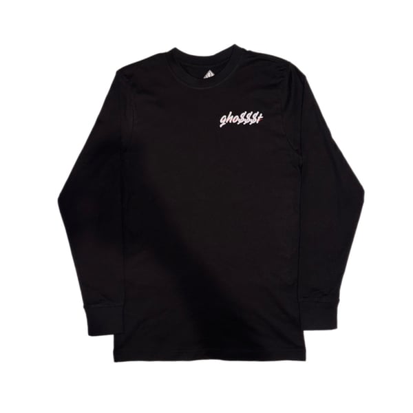 Image of Ghost $$$ Long Sleeve in Black/Red/White