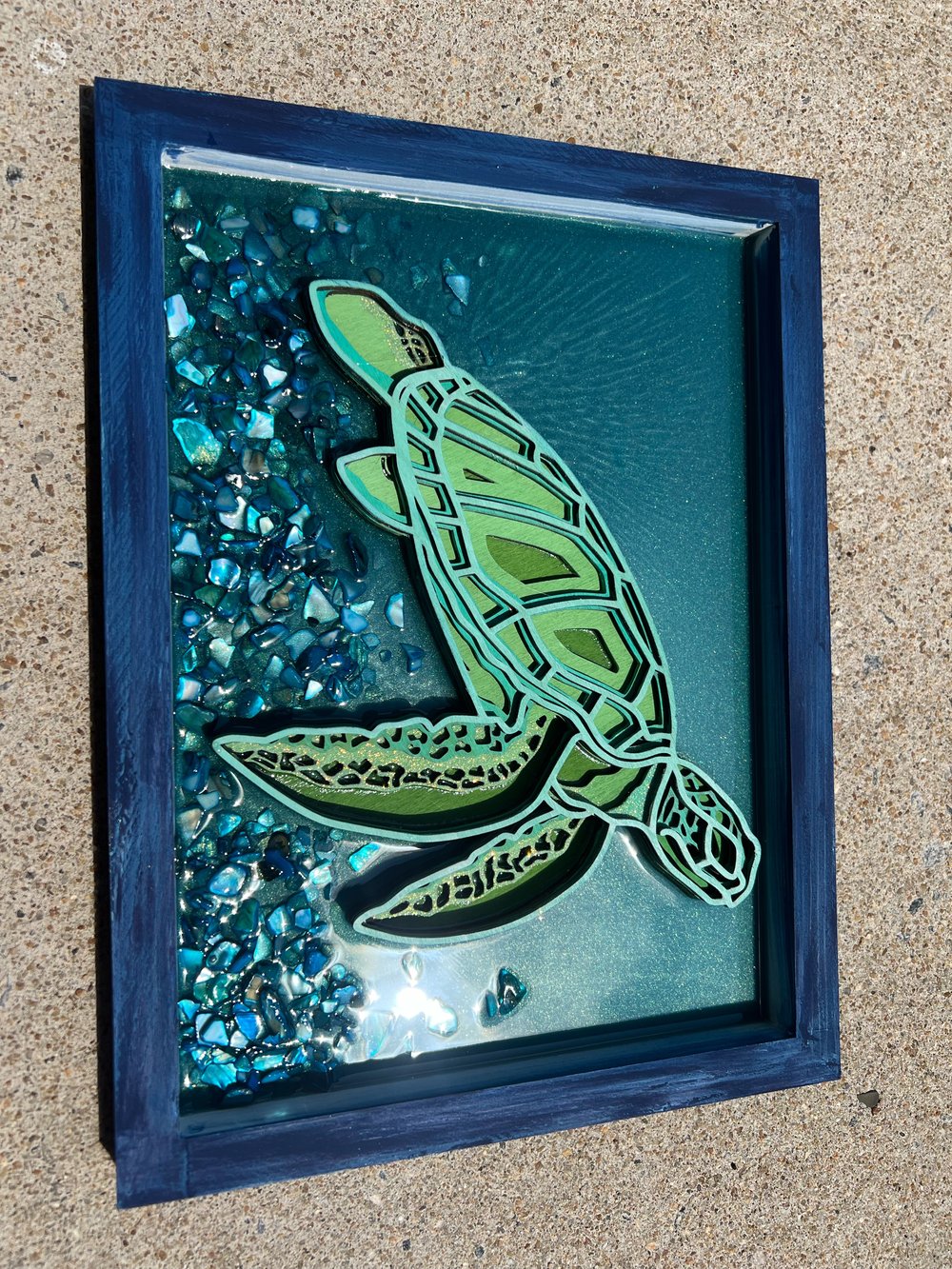 Image of Resin 3D Seaturtle 