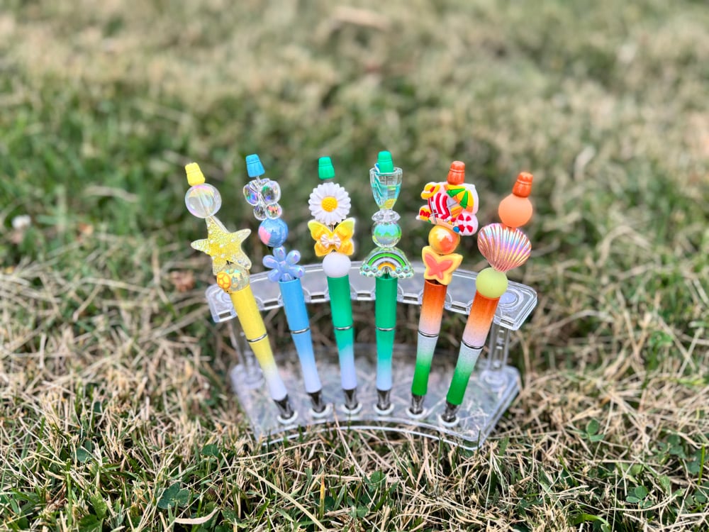 Image of Beaded Pens w Charms (spring/summer)