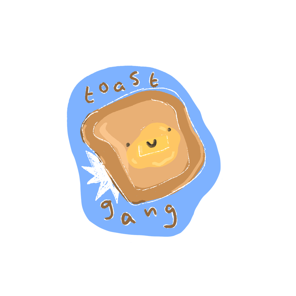 Image of Toast Gang Sticker 