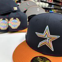 Image 1 of New Era 59Fifty Navy Rust 🍊 