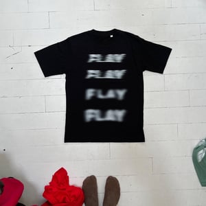 Image of FLAY BLUR TEE BLACK