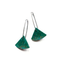 Image 1 of Chrysocolla & Aventurine Earrings