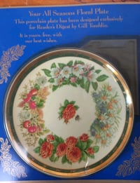 Image 5 of Readers Digest A Garden For All Seasons With Free Collectors Plate Gift Hardback