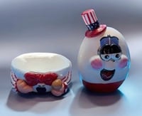 Image 3 of Captain Spaulding Inspired Handmade Clay Collectible Sculpture